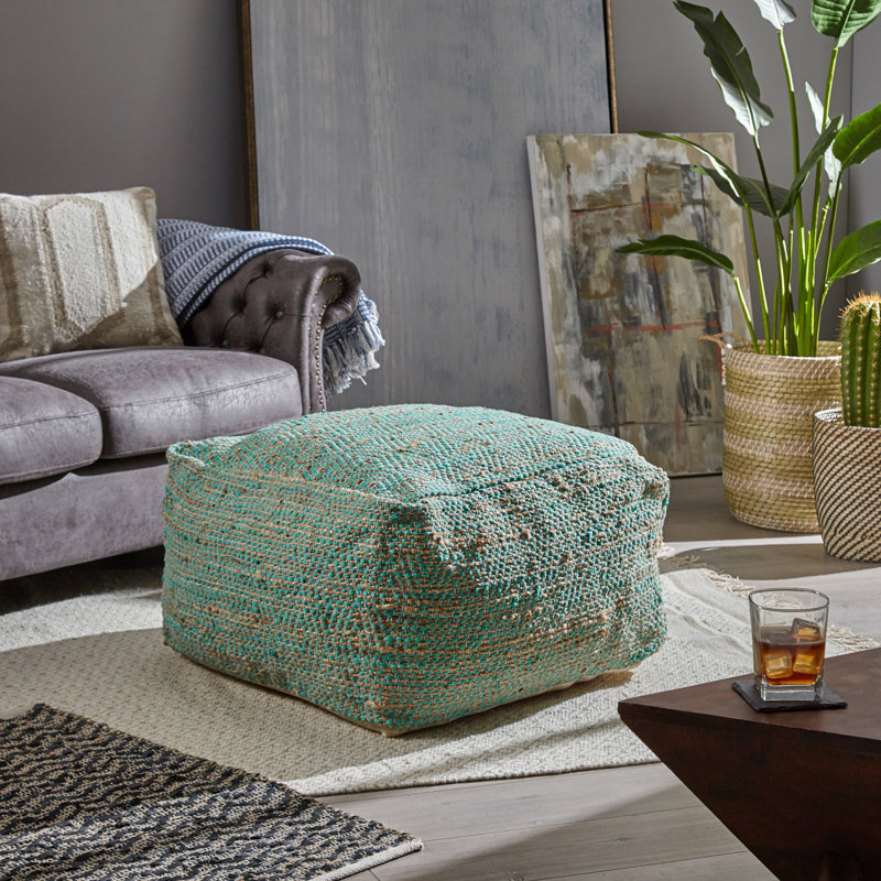 Union Rustic Ainsley Boho Pouf Ottoman & Reviews Wayfair